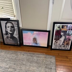 Taylor Swift Art Print Set - Black Frames